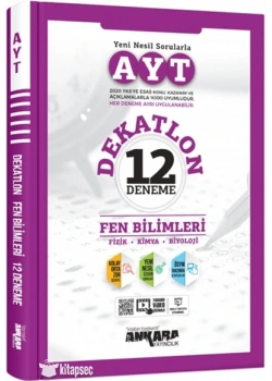 Ayt Fen Bi̇Li̇Mleri̇ Dekatlon 12 Deneme Ankara Yayincilik