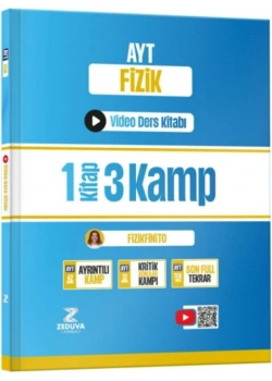 AYT FİZİK VİDEO DERS KİTABI 1 KİTAP 3 KAMP ZEDUVA