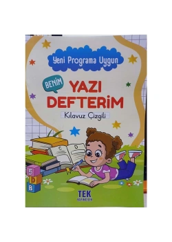 Benim Yazı Defterim Kılavuz Çizgili Tek Yayıncılık