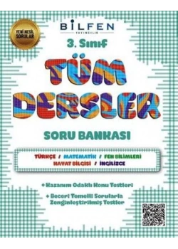 Bilfen 3.Sınıf Tüm Dersler Soru Bankası Yeni Nesil Sorular