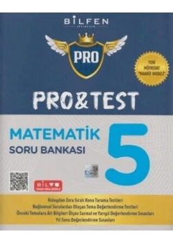 Bilfen 5.Sınıf Matematik Soru Bankası Pro Test