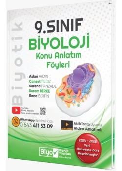 Biyotik 9.Sınıf Biyoloji Konu Anlatım Föyleri