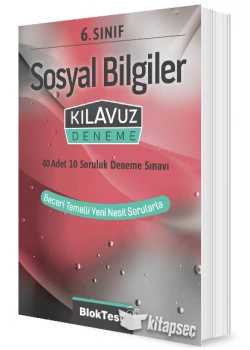 Bloktest 6.Sınıf Sosyal Bilgiler Kılavuz Deneme
