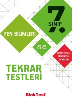 Bloktest 7.Sınıf Fen Bilimleri Tekrar Testleri