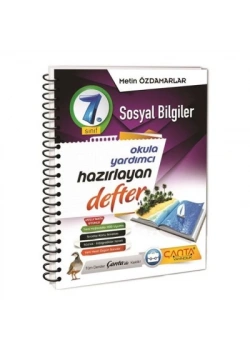 Çanta 7.Sınıf Sosyal Bilgiler Hazırlayan Defter