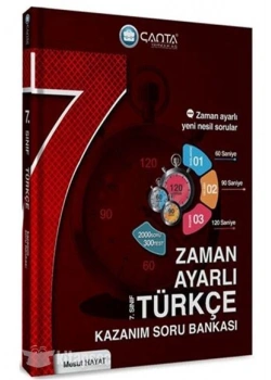 Çanta 7.Sınıf Zaman Ayarlı Türkçe Soru Bankası