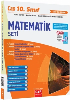 ÇAP 10.SINIF MATEMATİK SETİ 4 KİTAP