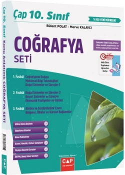 ÇAP 10.SINIF COĞRAFYA SETİ 3 KİTAP