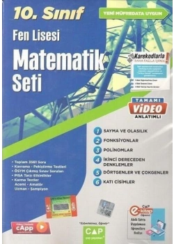 Çap 10.Sınıf Fen Lisesi Matematik Seti