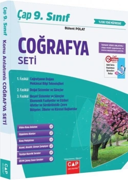 ÇAP 9.SINIF COĞRAFYA SETİ 3 KİTAP