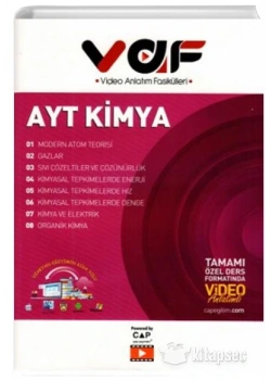 Çap Ayt Kimya Video Anlatım Fasikülleri