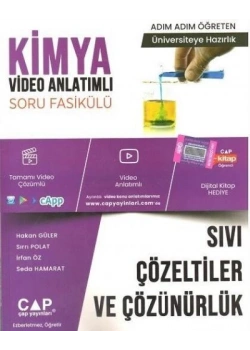 Çap Tyt Ayt Kimya Sıvı Çözeltiler Çözünürlük