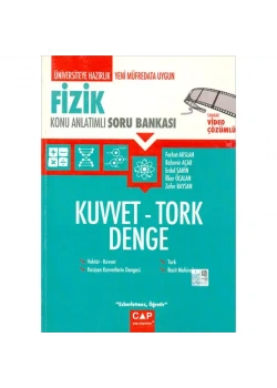 Çap Üniv Sın Haz Fizik Kuvvet Tork Denge Konu A.Soru Bankası