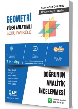Çap Üniv Sın Haz.Matematik Doğrunun Analitik İncelenmesi