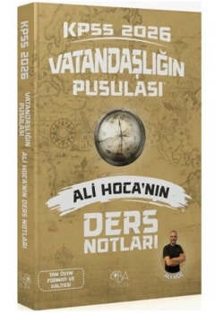 CBA 2026 KPSS VATANDAŞLIĞIN PUSULASI ALİ HOCANIN DERS NOTLARI