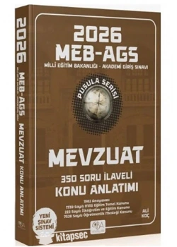 CBA 2026 MEB AGS MEVZUAT 350 SORU İLAVELİ KONU ANLATIMI