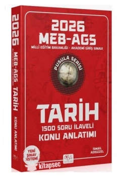 CBA 2026 MEB AGS TARİH 1500 SORU İLAVELİ KONU ANLATIMI CBA YAYIN