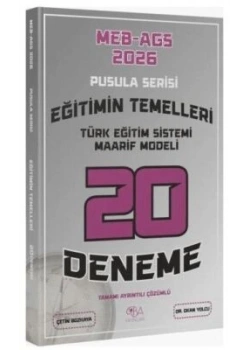 CBA MEB AGS EĞİTİMİN TEMELLERİ 20 ÇÖZÜMLÜ DENEME CBA YAYIN