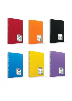 Çınar 73509 Colormaxı Sipiralli A5 Pp Kapak 60 Yp Düz Defter