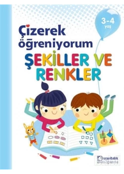 Çizerek Öğreniyorum Şekiller Renkler 3-4 Yaş Uçanbalık