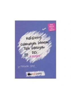 Cumhuriyet Dönemi Türk Edebiyatı 4 Element Ka Soru Bankası Kafadengi
