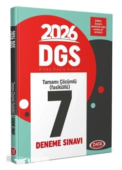 DATA 2026 DGS ÇÖZÜMLÜ 7 FASİKÜL DENEME