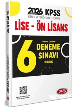 DATA 2026 KPSS GK GY LİSE ÖNLİSANSY 6 KAREKOD ÇÖZÜMLÜ DENEME