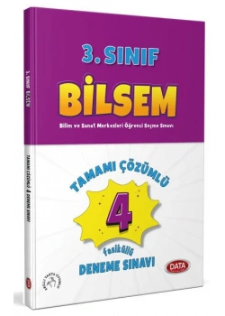 DATA 3.SINIF BİLSEM ÇÖZÜMLÜ 4 FASİKÜLLÜ DENEME