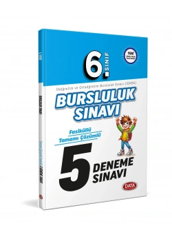 Data 6.sınıf Bursluluk Sınavı 5 Çözümlü Deneme Sınavı