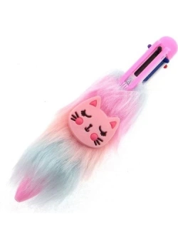 Dolphın Bp-3745 6 Renk Tükenmez Kalem- Peluş