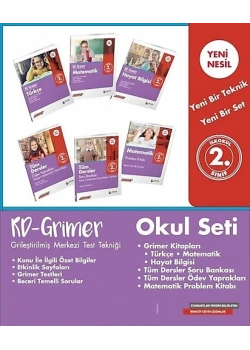 DÖRTRENK 2.SINIF RD-GRİMER OKUL SETİ 6 KİTAP