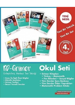 DÖRTRENK 4.SINIF RD- GRİMER OKUL SETİ 7 KİTAP