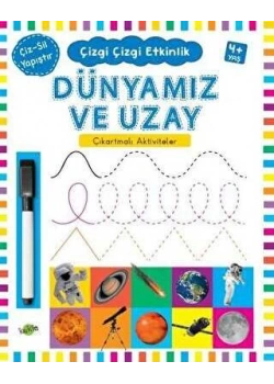 Dünyamız Ve Uzay Çizgi Etkinlik 4+Yaş Kukla