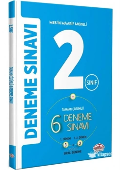 EDİTÖR 2.SINIF 6 ÇÖZÜMLÜ DENEME