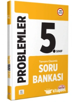 Editör 5.Sınıf Problemler Tamamı Çözümlü Soru Bankası