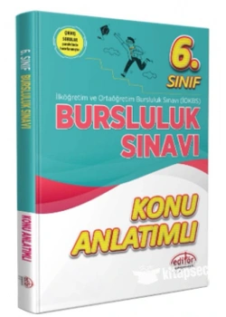 Editör 6.Sınıf Bursluluk Kitabı Konu Anlatımı