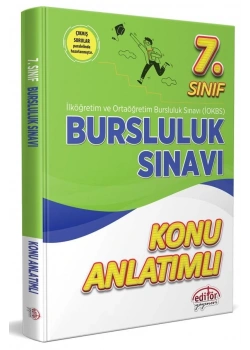 Editör 7.Sınıf Bursluluk Sınavı Konu Anlatımı