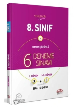 Editör 8.Sınıf 6 Deneme Sınavı