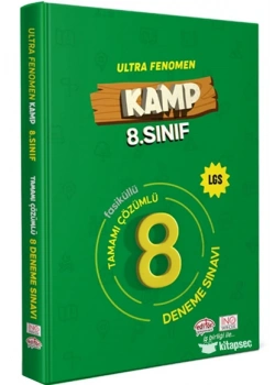 Editör 8.Sınıf Ultra Fenomen Kamp 8 Çözümlü Deneme Sınavı