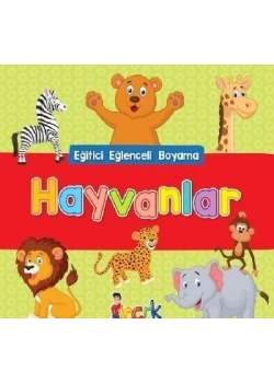 Eğitici Eğlenceli Boyama Hayvanlar Bıcırık