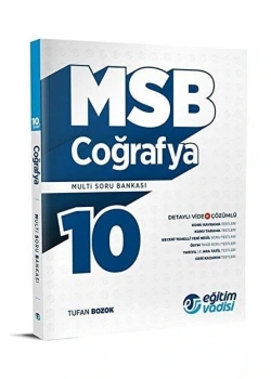 Eğitim Vadisi 10.Sınıf Coğrafya Multi Soru Bankası