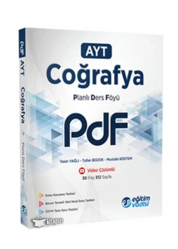 Eğitim Vadisi Ayt Coğrafya Planlı Ders Föyü