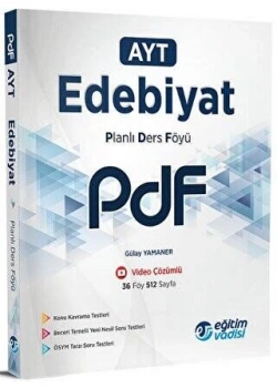 Eğitim Vadisi Ayt Edebiyat Planlı Ders Föyü
