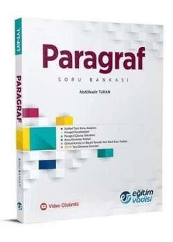 Eğitim Vadisi Tyt Ayt Paragraf Soru Bankası