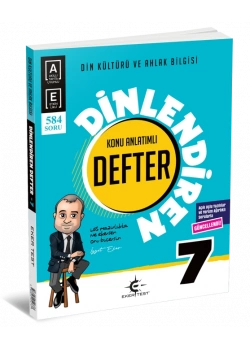 Ekertest 7.Sınıf Din Kültürü Dinlendiren Defter