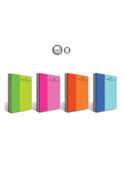 Faber Bi Color Spiralli Pp Kapak Çizgili Defter 100 Yp. 5075000130