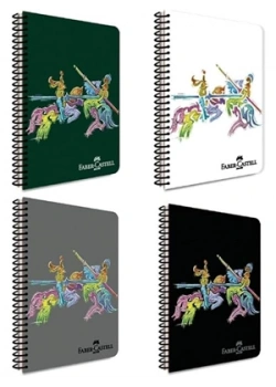 Faber Castell Defter Knights Klas Pp Kapak Spiralli 80 Yaprak Çizgili 5075000441000