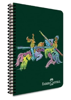 Faber Castell Defter Knights Klas Pp Kap.Spiralli 120 Yap.Çizgili 5075000447000