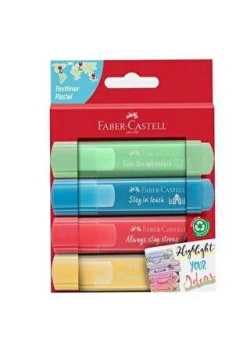 Faber Fosforlu Kalem Pastel 1546 4 Lü Karton Kutu 5030254622