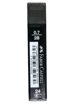 Faber Süper Fine T. Black Min 0,7 mm 2B 75 mm